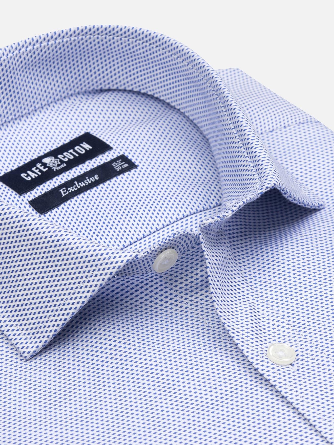 Chemise Caleb en twill bleu
