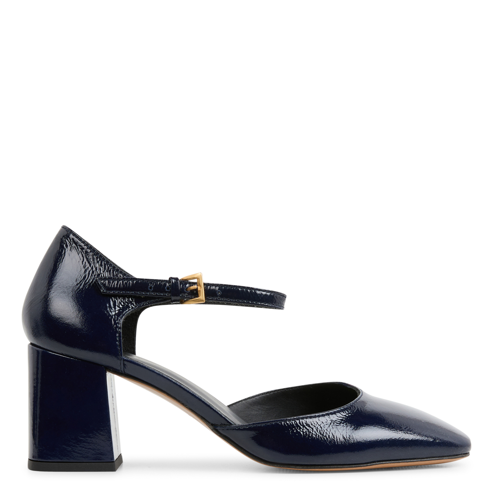 N°619 - Babies en cuir velours | Bleu