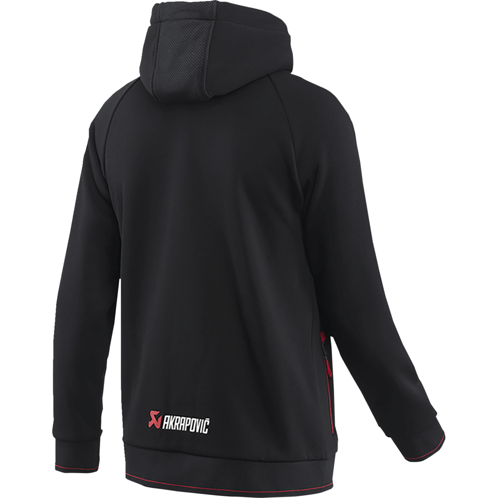 Akrapovic - Veste zippée à capuche Noir
