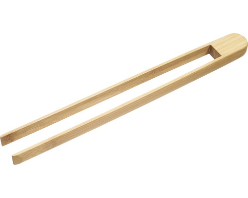 Tenneker® Grilltang, Grillspatel, Grillgerei, Keukentang, 31,5 cm, Hout