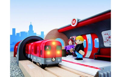 BRIO World 33513 Togbane Undergrunnssett