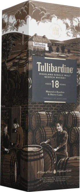TULLIBARDINE 18 YEARS SINGLE MALT 70CL