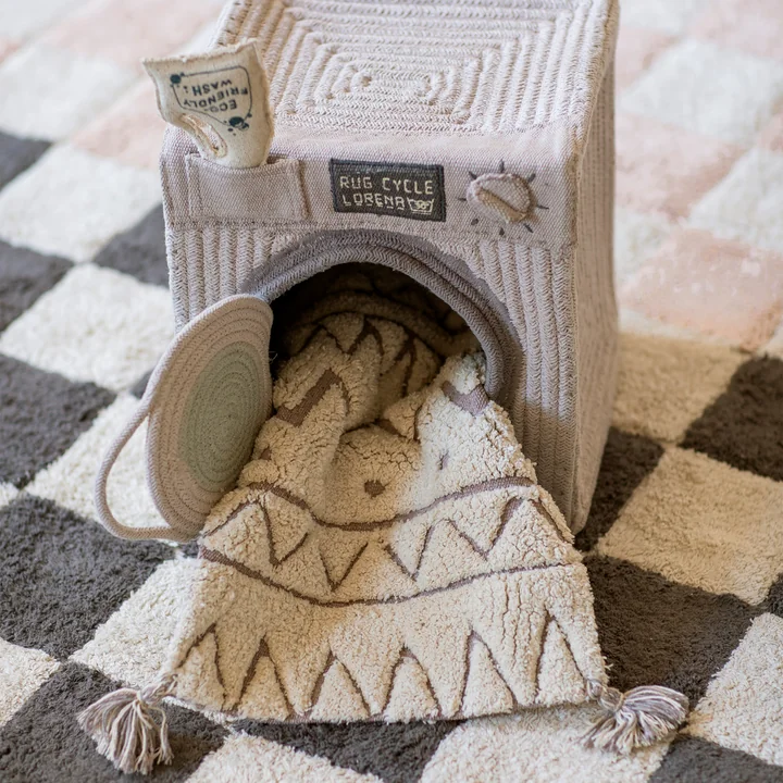 Lorena Canals - Spiel- und Aufbewahrungskorb, mini Rita the Rabbit, creme
