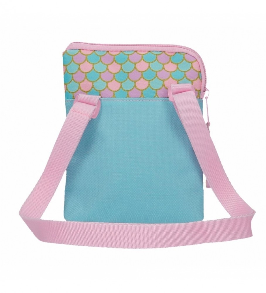 Joumma Bolsas Bandolera Minnie Sereia plana rosa -13x16,5x1,5cm-