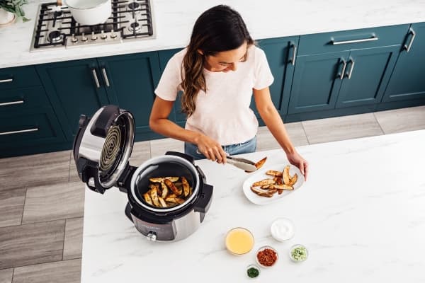 Ninja OL750EU, 7,5 l, 1760 W, Sort, Rustfritt stål, 6 person(er), Knapper, Rotasjon, Manuell