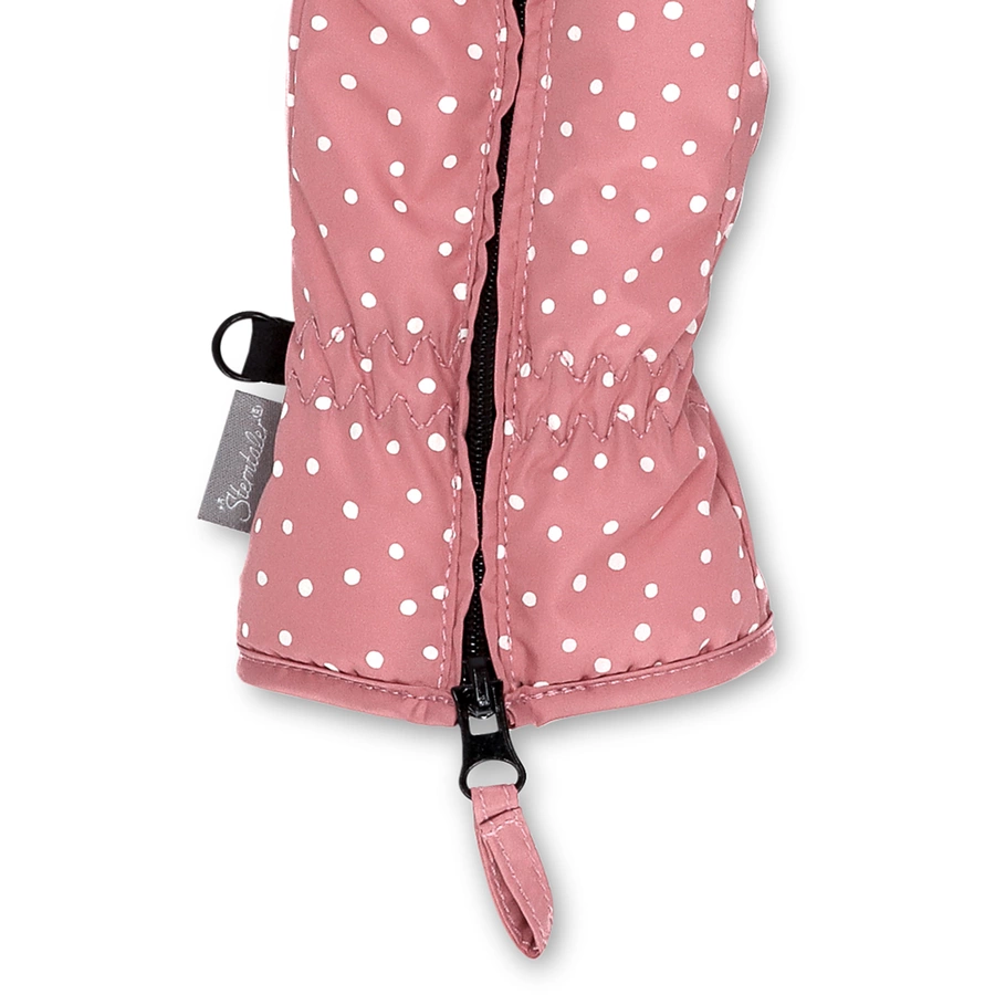 Sterntaler Fäustlinge Punkte rosa
