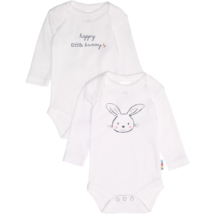 Liliput Langarmbody 2er-Set weiß