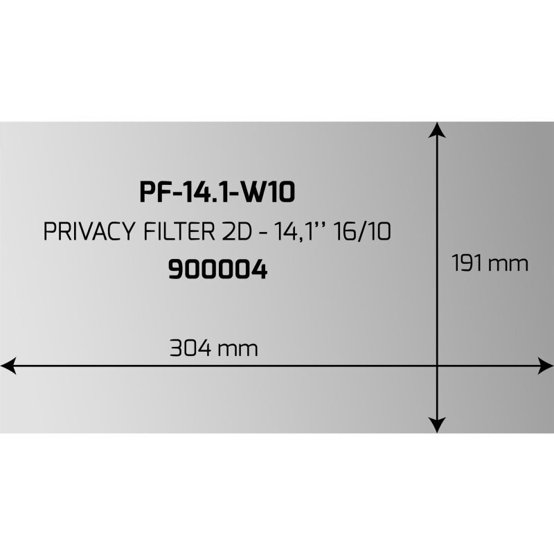 Port Designs 900004 filtre anti-reflets pour écran et filtre de confidentialité 35,6 cm (14