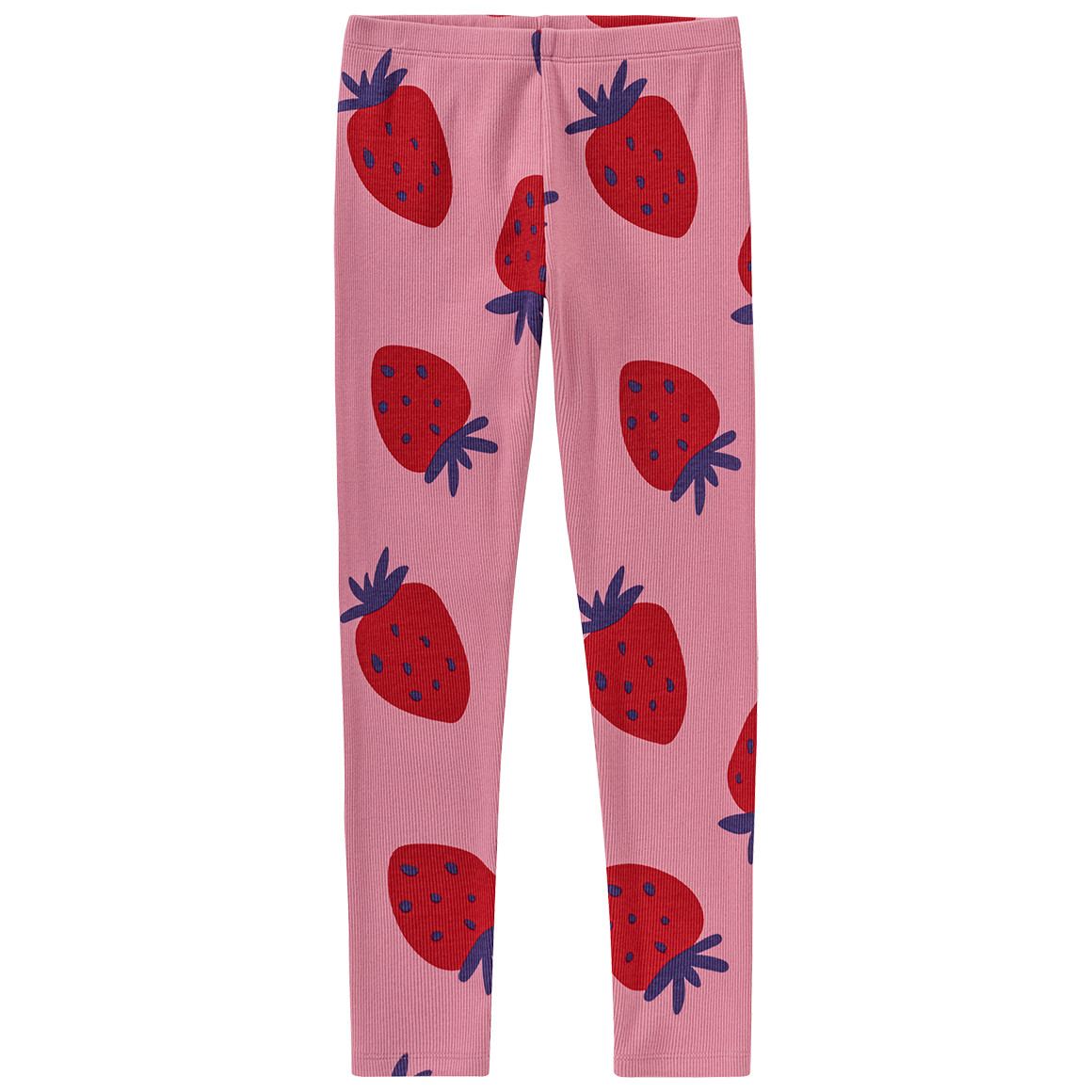 Jonas Nielsen Mädchen Leggings mit Erdbeer-Allover rosa