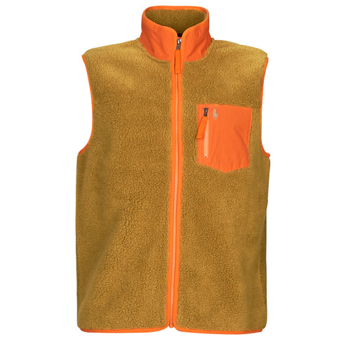 Polo Ralph Lauren - FZVESTM7-SLEEVELESS-FULL ZIP Camel / Naranja