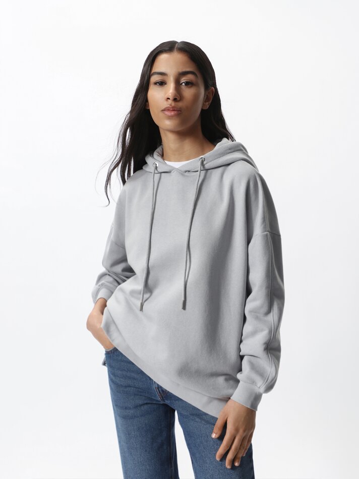 Moletom oversized - Cinza Médio