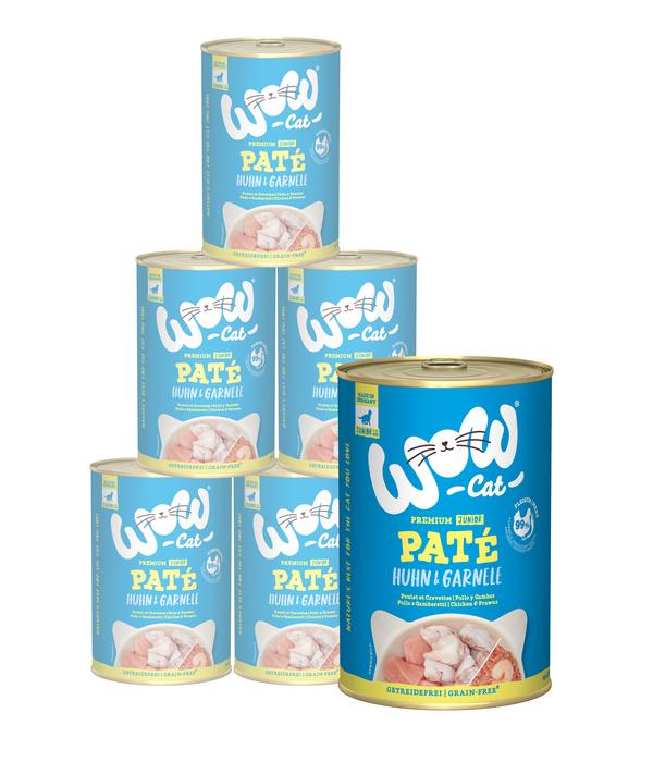WOW® Cat Nassfutter für Katzen Premium Paté