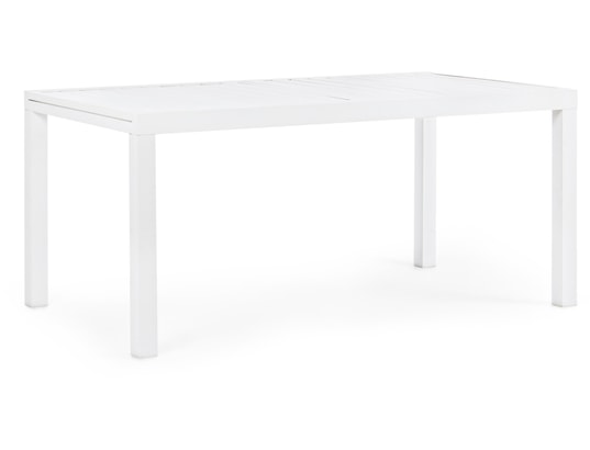 CONCEPT1 - Table extérieure Hilde blanc 160/240 x 90 x h 75cm