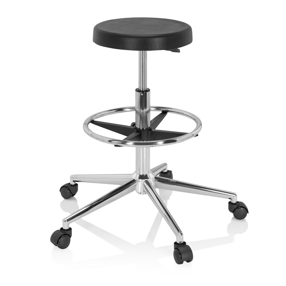 Drehhocker TOP WORK 14 I Hartschaum ohne Armlehnen hjh OFFICE