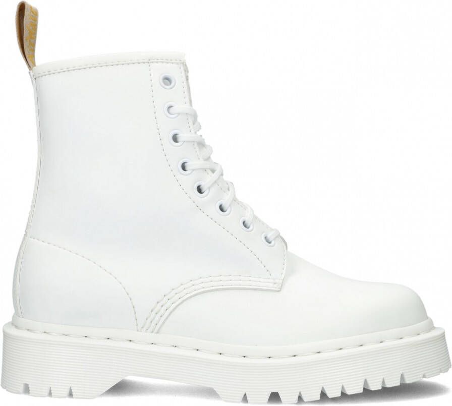 Dr. Martens Dr Martens Vegan 1460 Bex Mono Veterboots Laarzen Met Veters Dames Wit