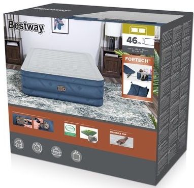 Bestway Fortech Tough Guard Snugable luchtbed - Queensize (152 cm)