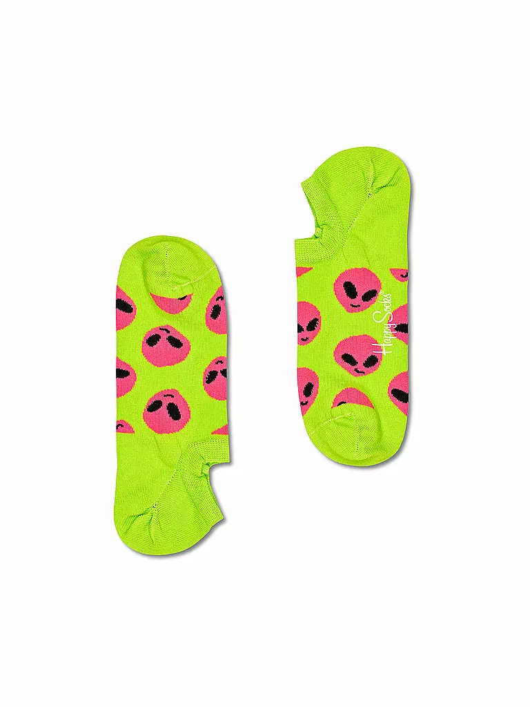 HAPPY SOCKS Herren Sneaker Socken ALIEN green grün