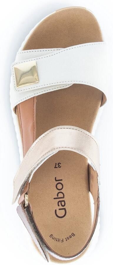 Gabor Sandaal Beige Goud dames art