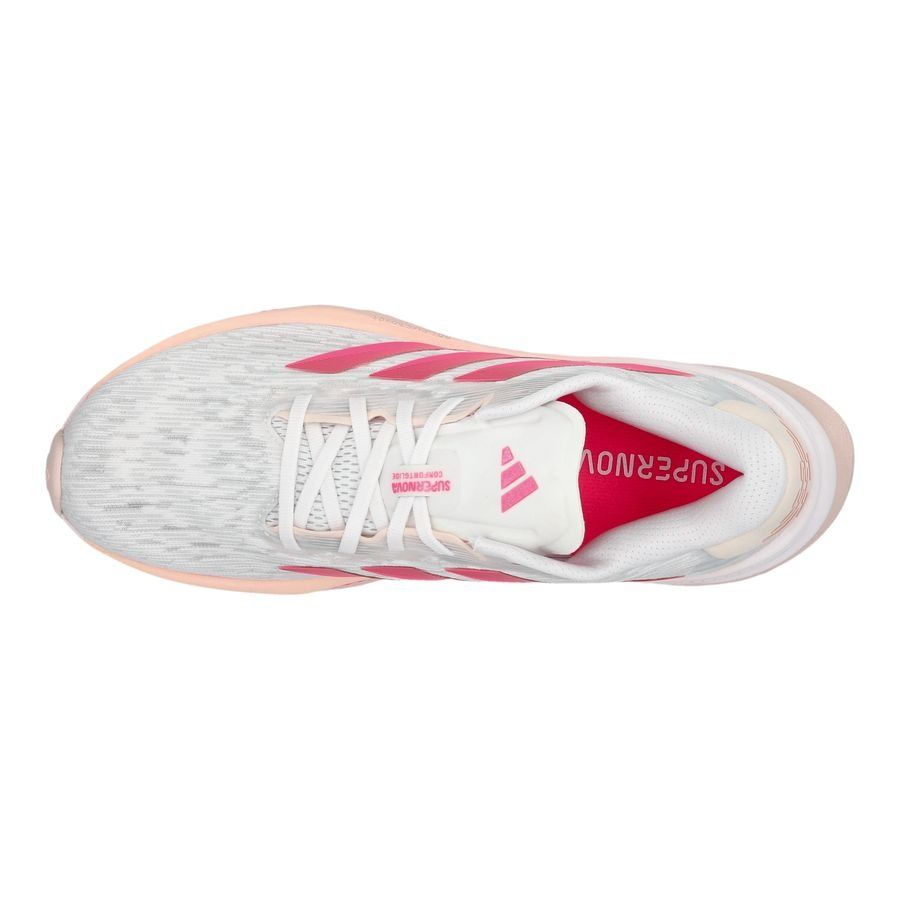 adidas Chaussures de Running Supernova Comfortglide - Blanc/Lucid Pink/Wonder Quartz Femme