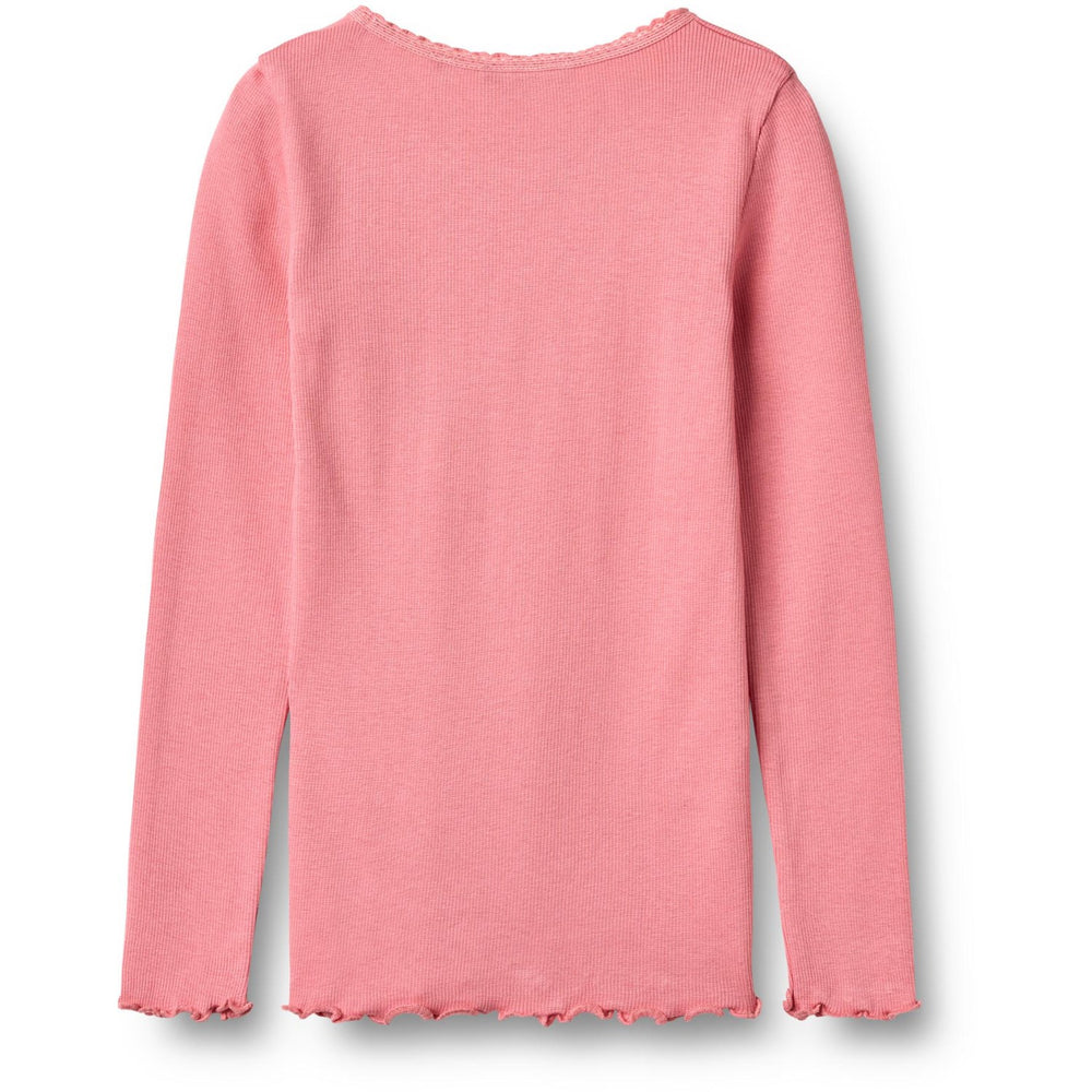 Køb Wheat Soft Pink Rib Bluse Reese