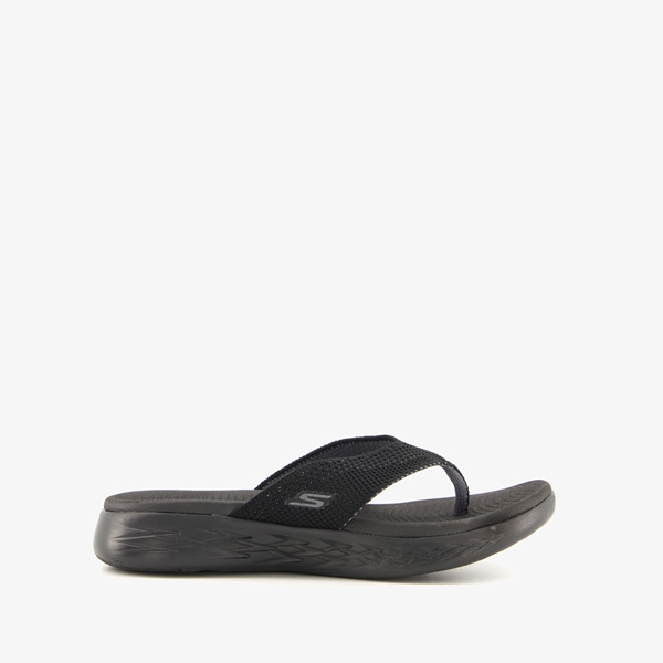 Skechers On The Go 600 dames slippers zwart