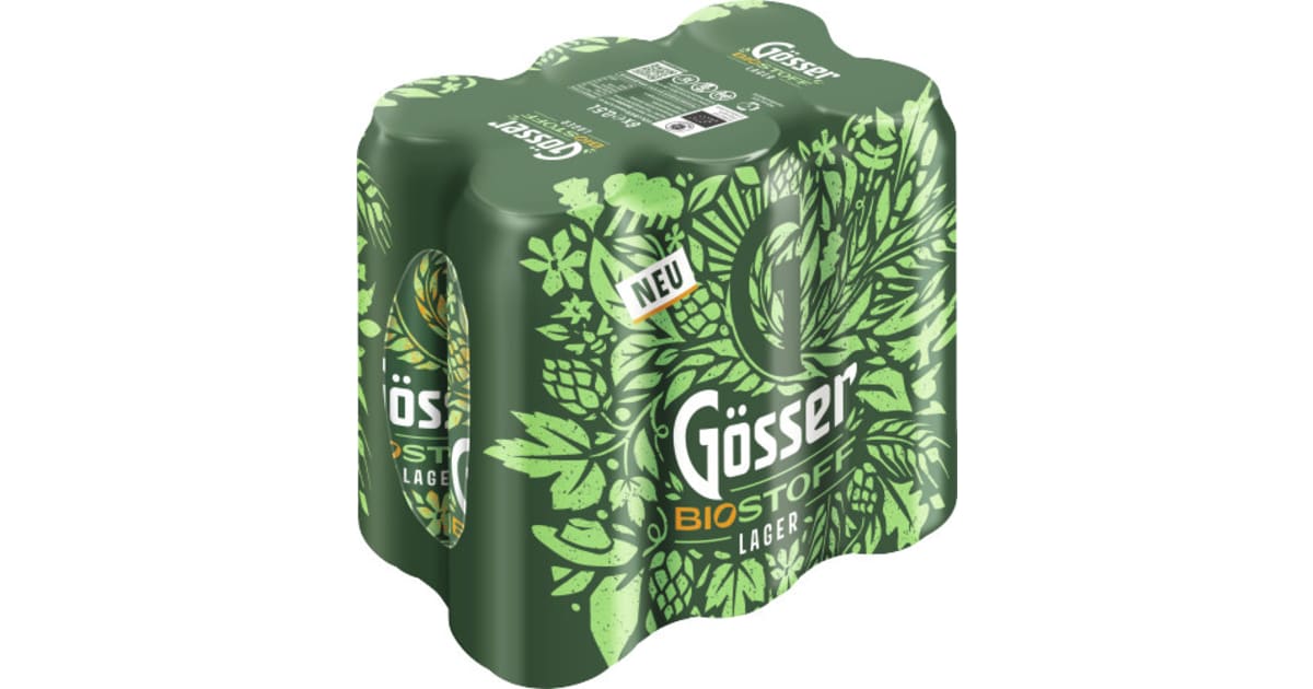 Gösser Biostoff 6x0,5l Dose EW (Einweg)