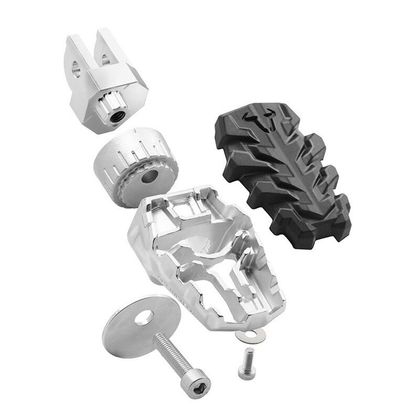 Repose-pieds SW-MOTECH EVO - Gris