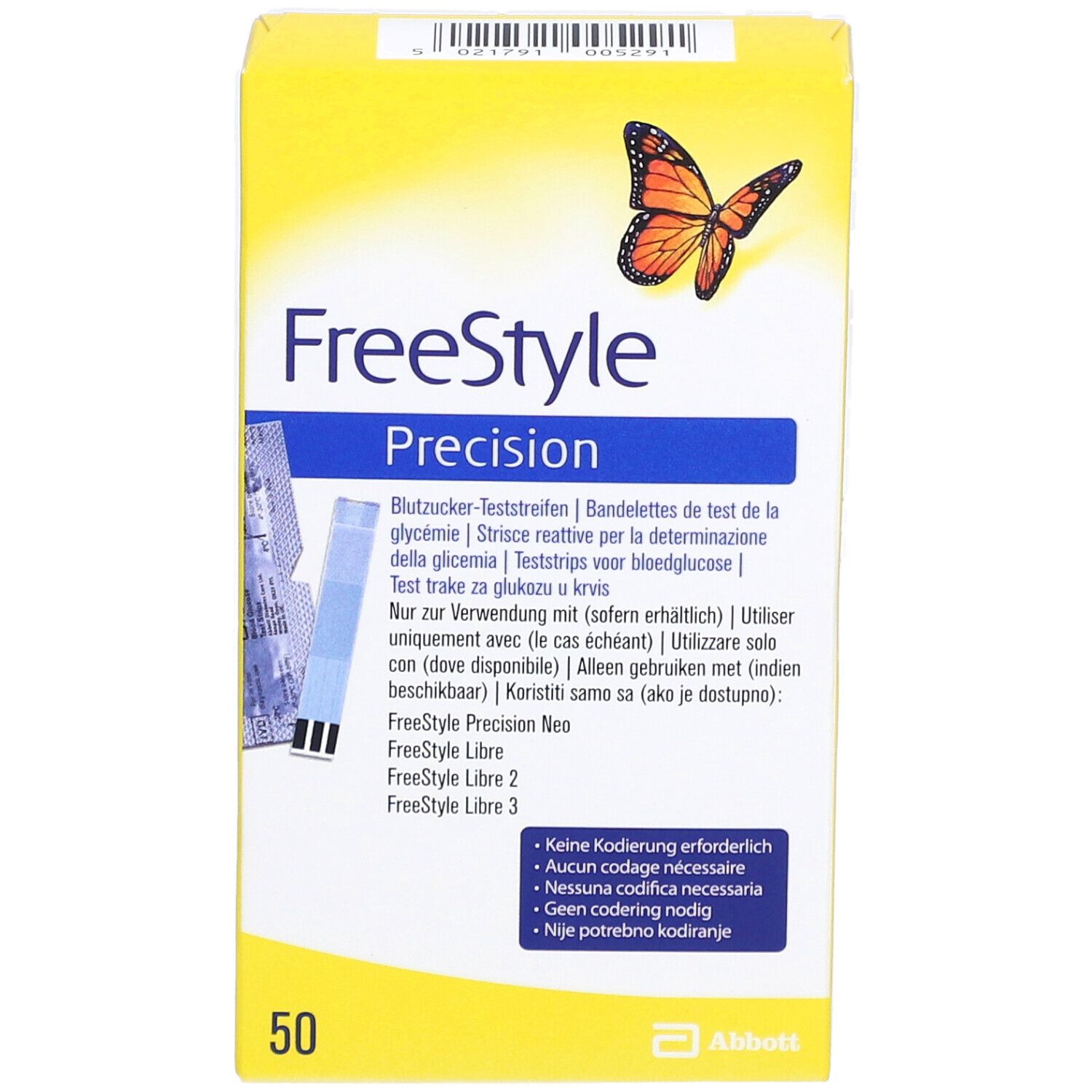 FREESTYLE Precision Blutzucker-Teststreifen – Zuverlässigkeit und Präzision
