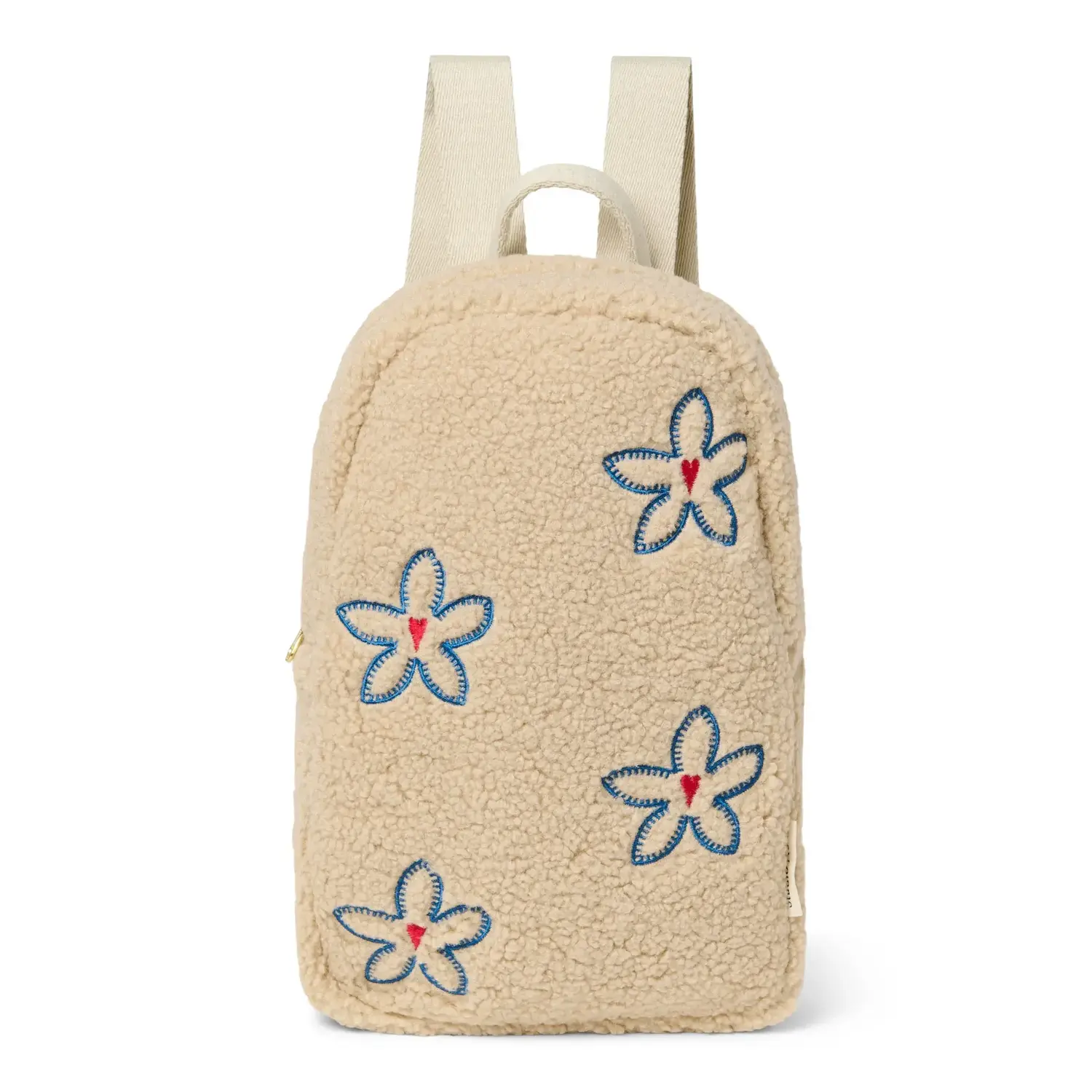 Studio Noos | Teddy Mini Backpack | Ecru Flower Heart