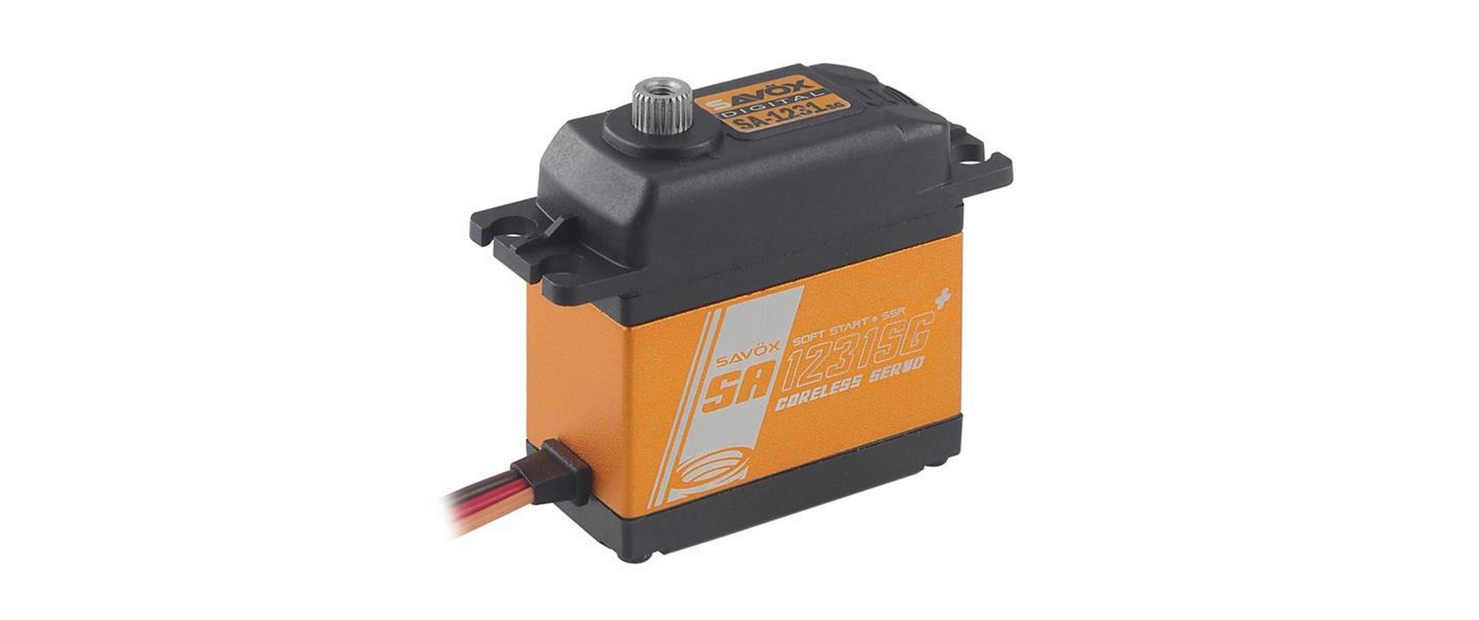 Standard Servo SA-1231SG+ Digital, 32 kg, 0.14 s<br>Digital Standard Servo mit Stahl-Getriebe