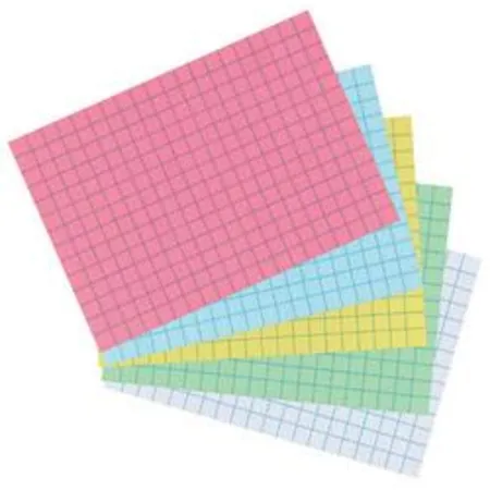 Herlitz Karteikarten, DIN A5, kariert, grün
