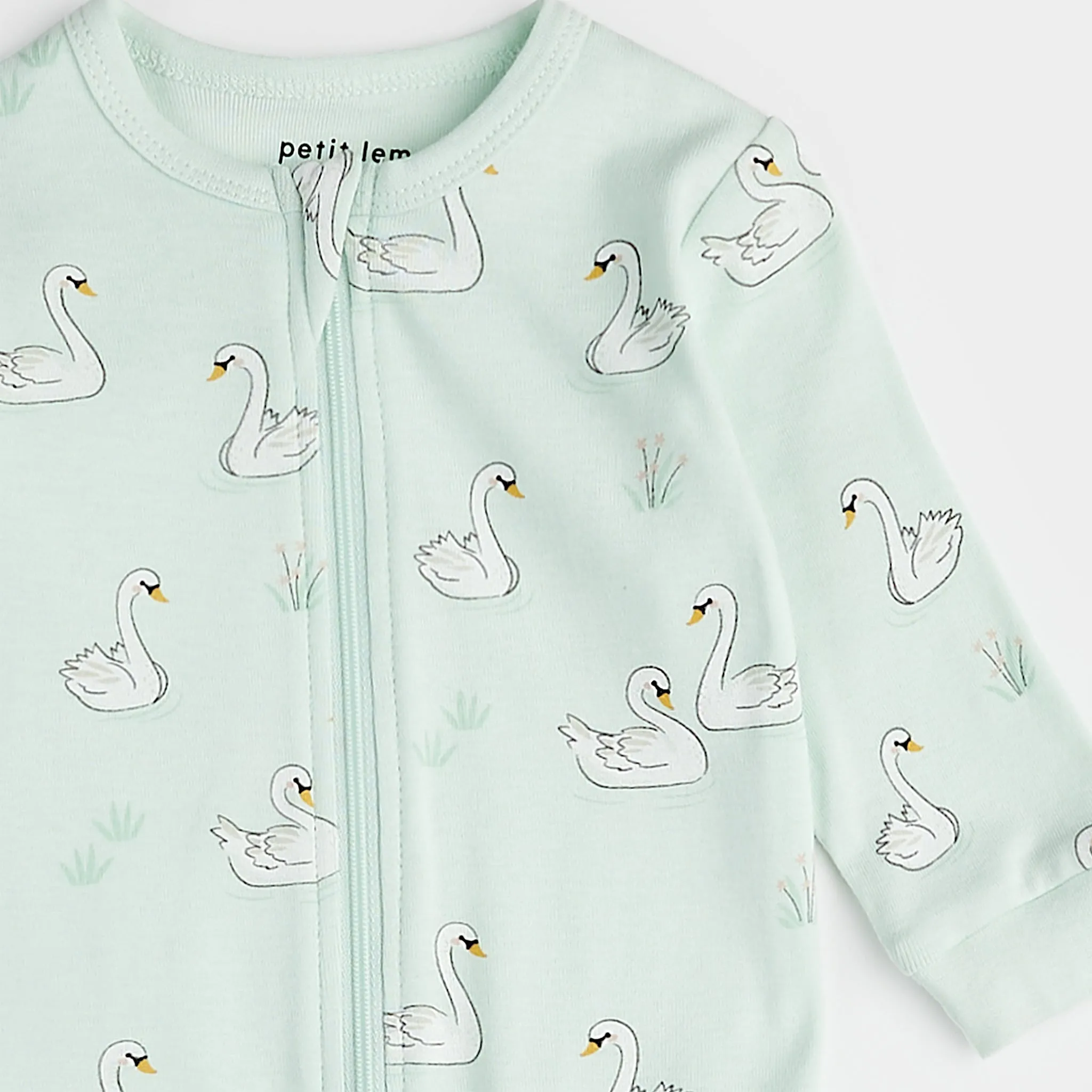 Petit Lem Pyjama Cygnes 0-24mois