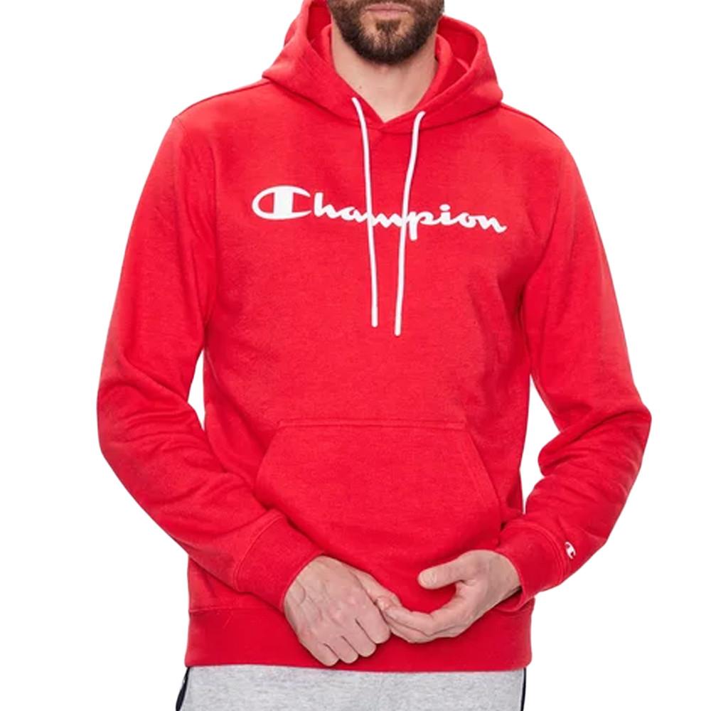 Champion Sweat à Capuche Rouge Homme Champion Hoded