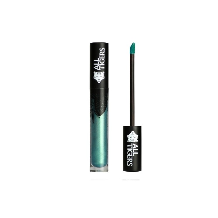 All Tigers Natural & Vegan metallischer flüssiger Lippenstift /989/ Steal The Show 8 ml