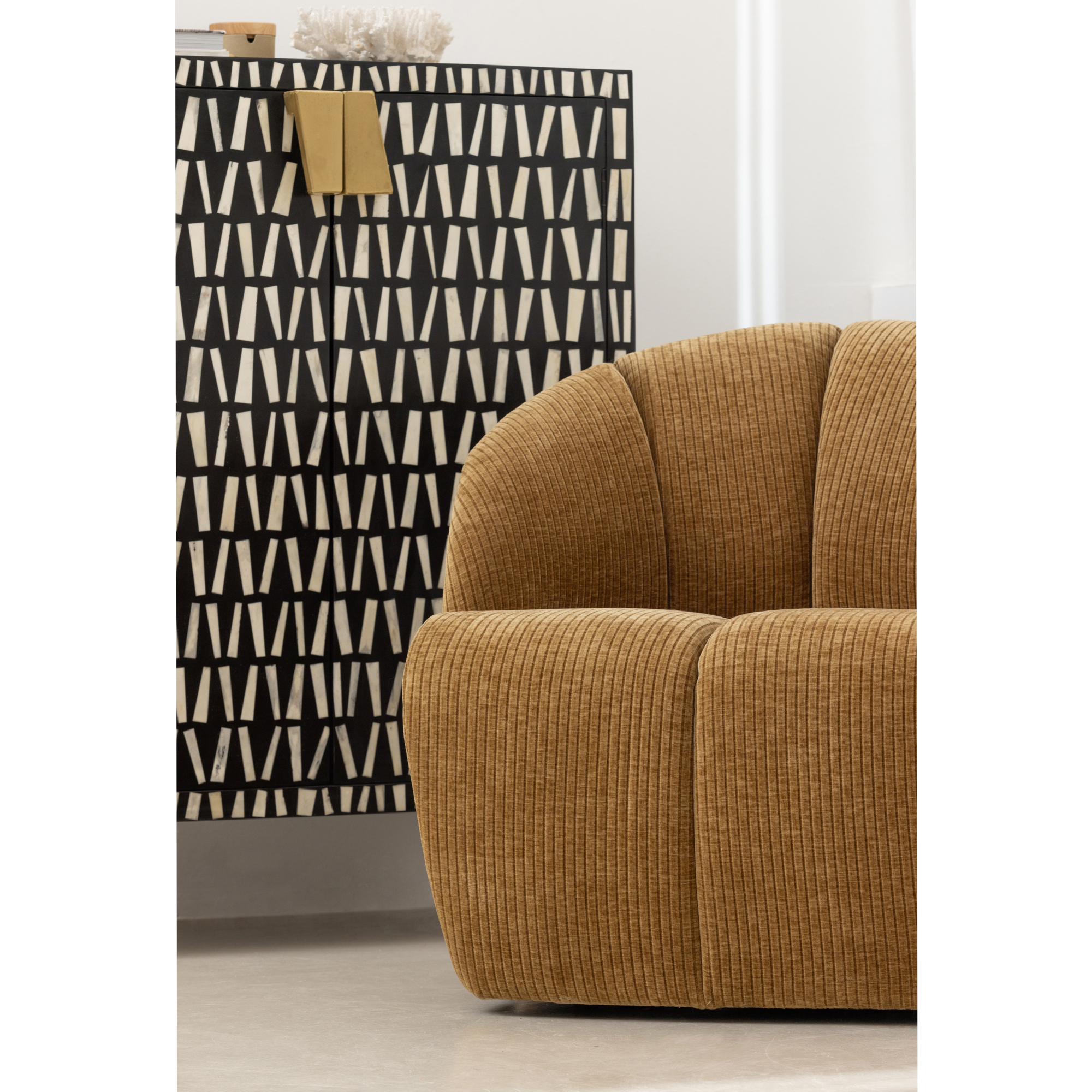 Draaifauteuil Mojo Mojo Draaifauteuil - Bouclé - Beige Melange