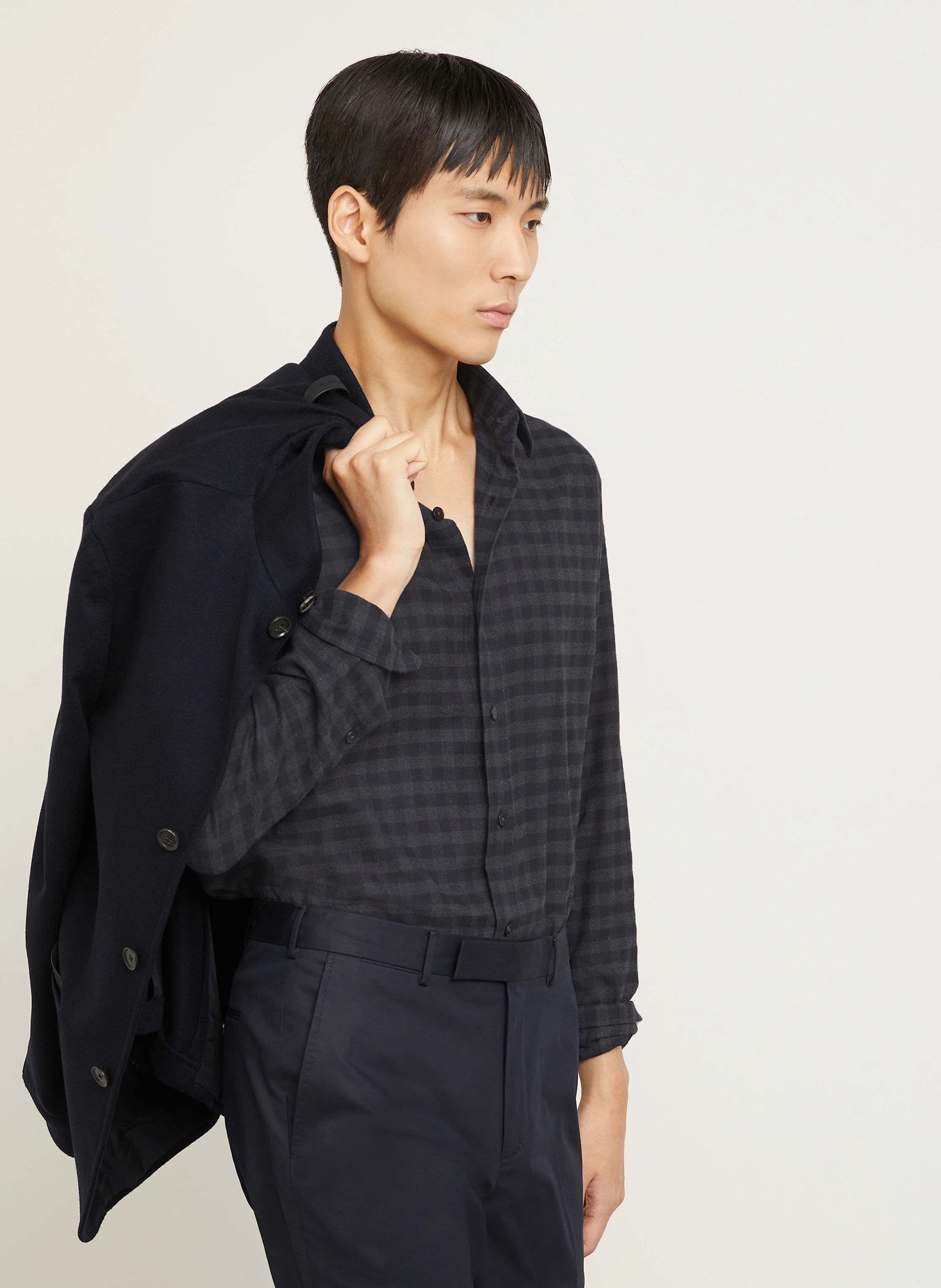 ZEGNA Flanellhemd Regular Fit