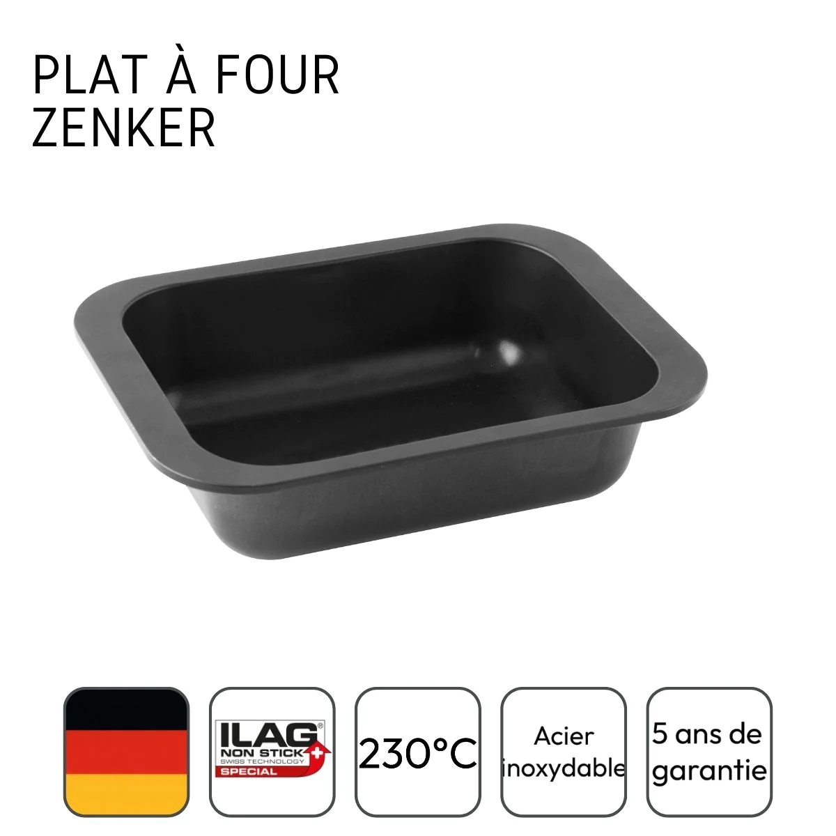Plat à four 24 x 17,5 cm Spécial Cooking Zenker