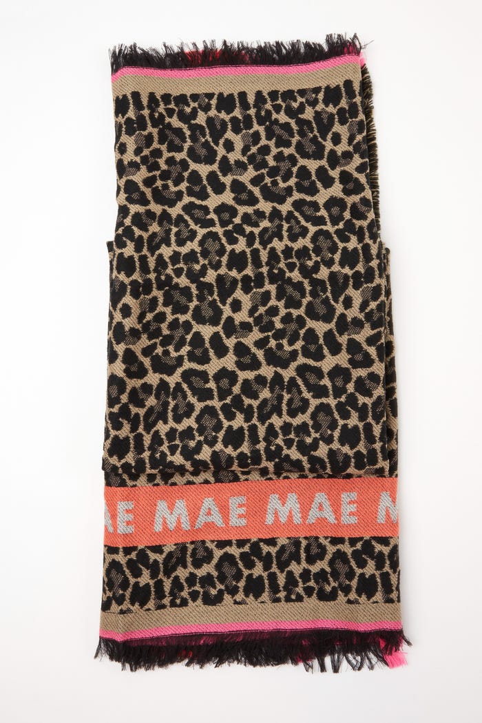 MAE-Sjaal vierkant leopard - MAE