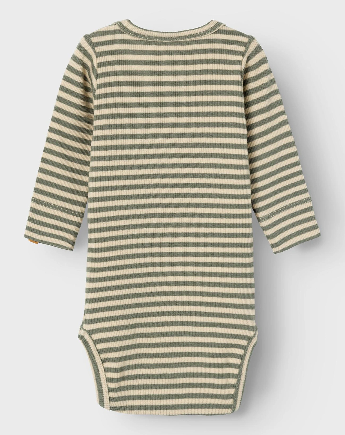 Langarmbody NBMGAGO STRIPES in fog grey