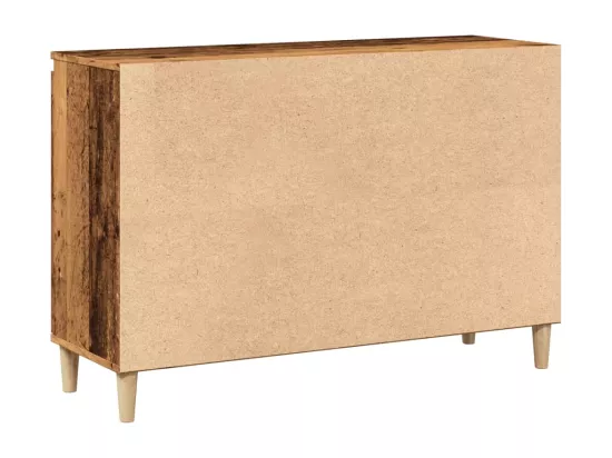 Buffet vieux bois 102x35x70 cm bois d'ingénierie