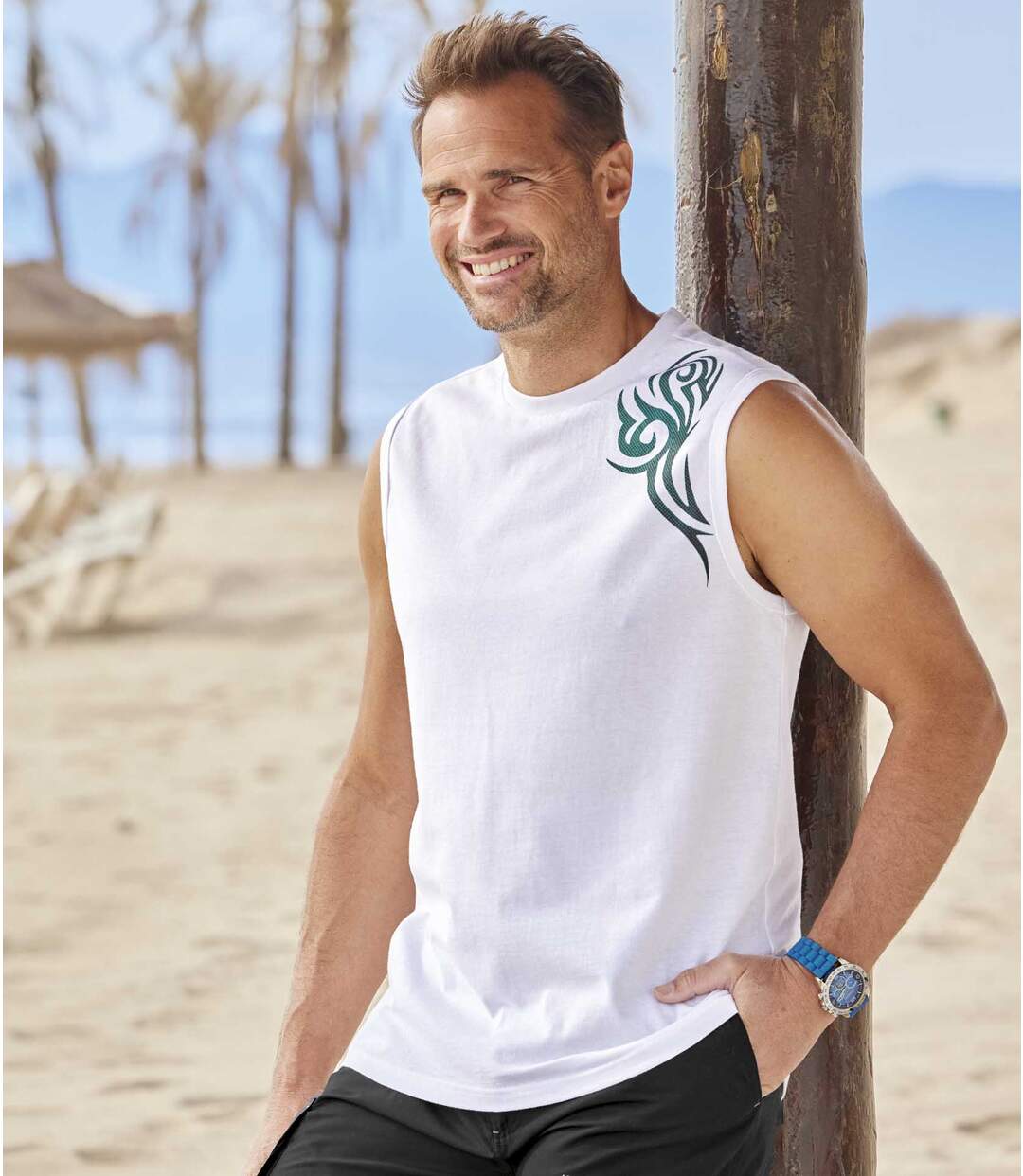 Lot de 3 Tee-Shirts Sans Manches Tahiti