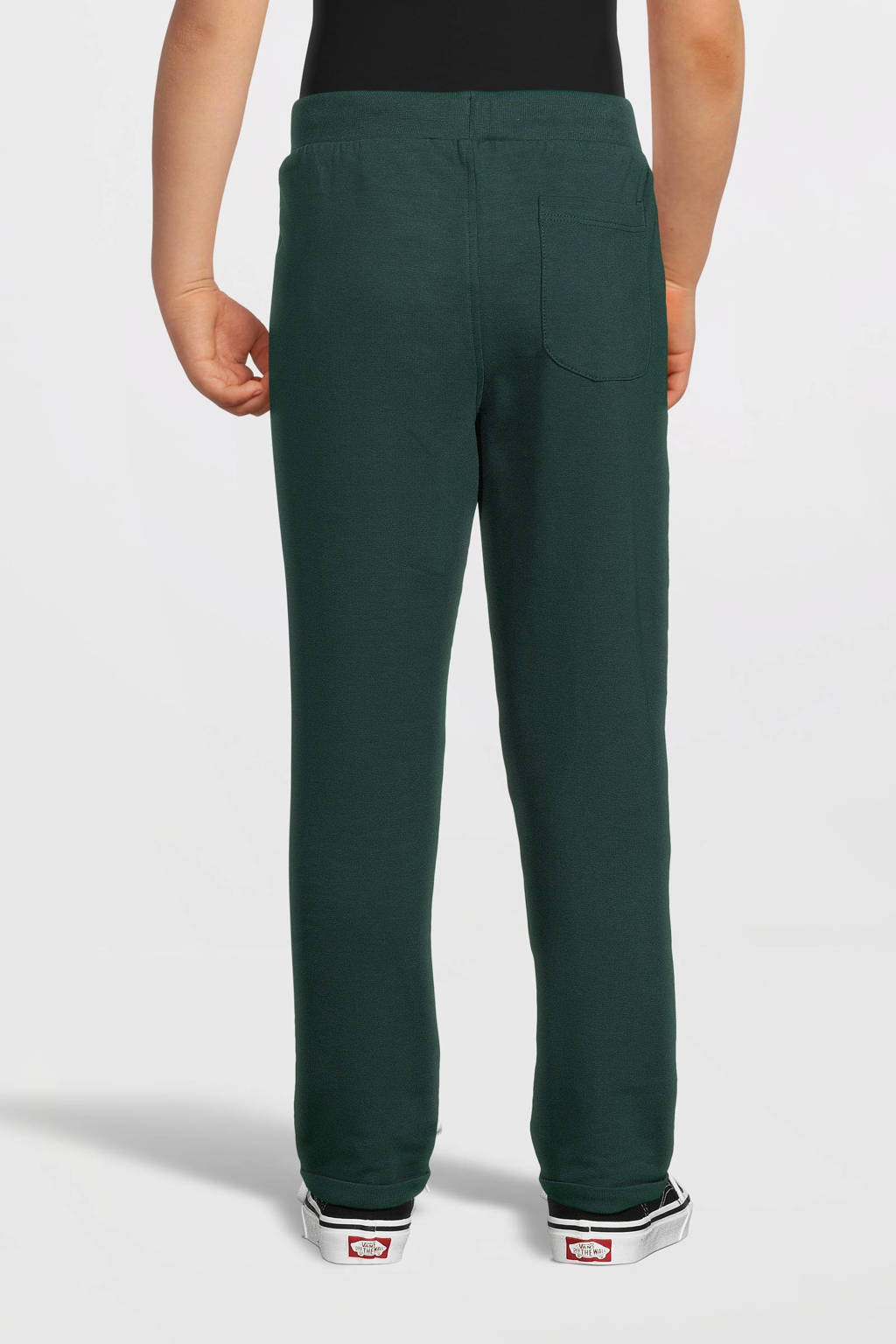 Moodstreet regular fit broek Boaz donkergroen