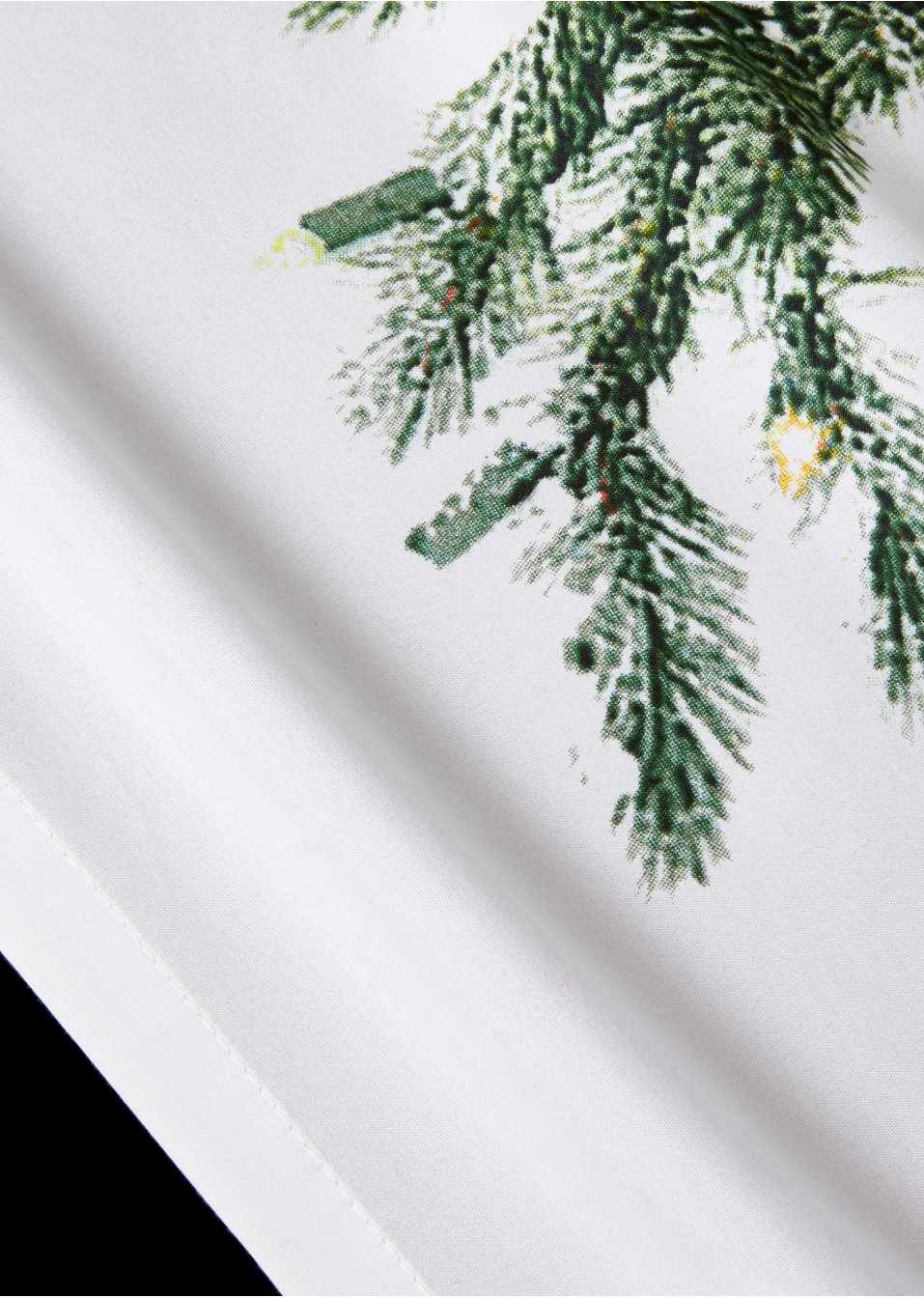 Rideau LED avec imprimé sapin de Noël (1 pce)