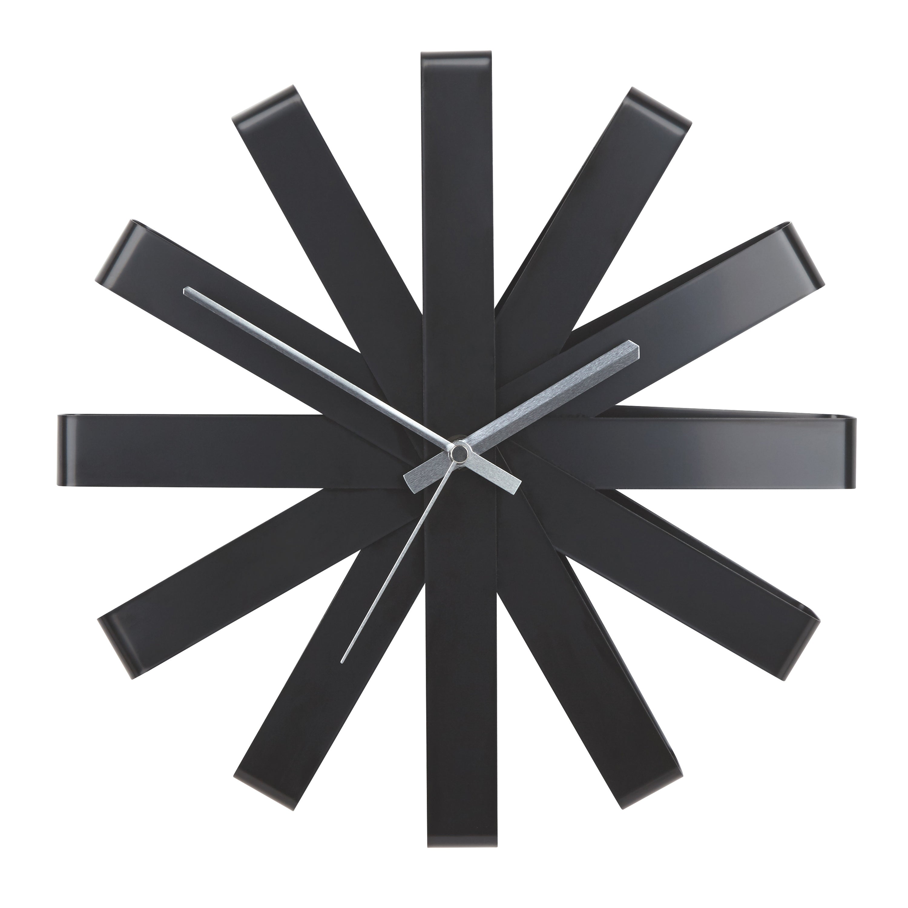 Umbra Ribbon Wandklok Ã 30 cm - Zwart