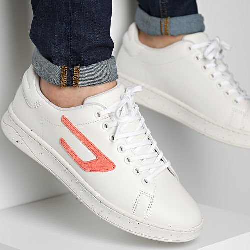 Baskets Athene Low Y02869 Tofu Coral Fluo