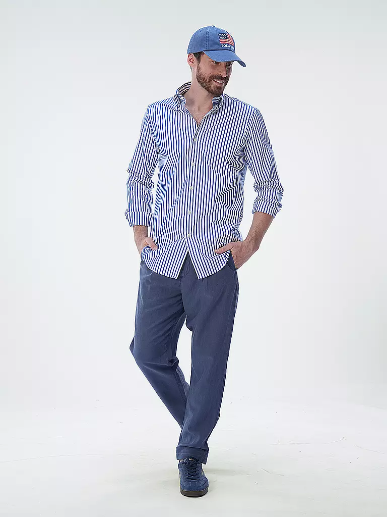 POLO RALPH LAUREN Hemd Custom Fit blau