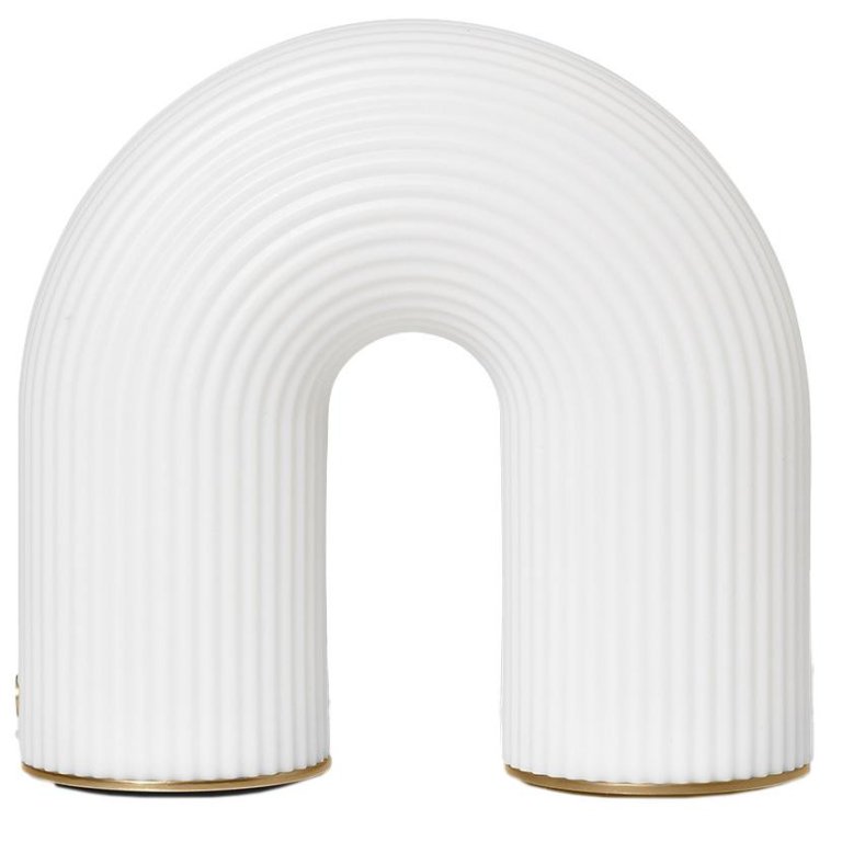 Ferm Living Vuelta tafellamp LED oplaadbaar wit