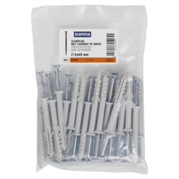 GAMMA slagplug 6x60mm/ 3,7x65mm 30ST