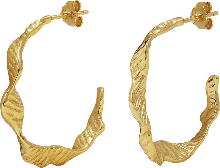 Hultquist Lorelei grande hoops Guld