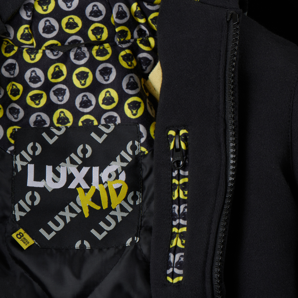 Furygan - Sweat à capuche enfant Luxio Kid Noir / Jaune